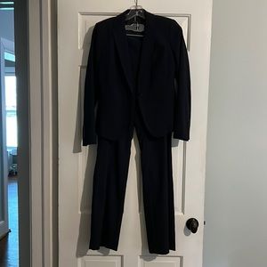 Ann Taylor Petite pin striped suit
